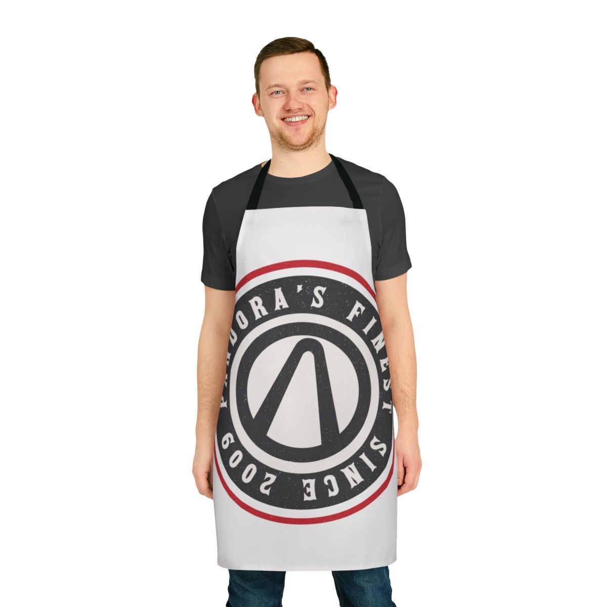 Borderlands-inspired apron featuring the iconic Vault Hunter logo