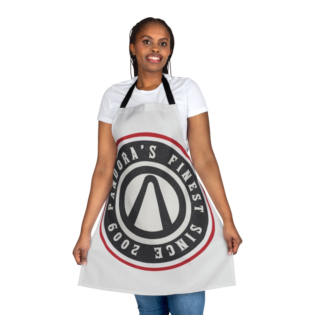 Borderlands-inspired apron featuring the iconic Vault Hunter logo