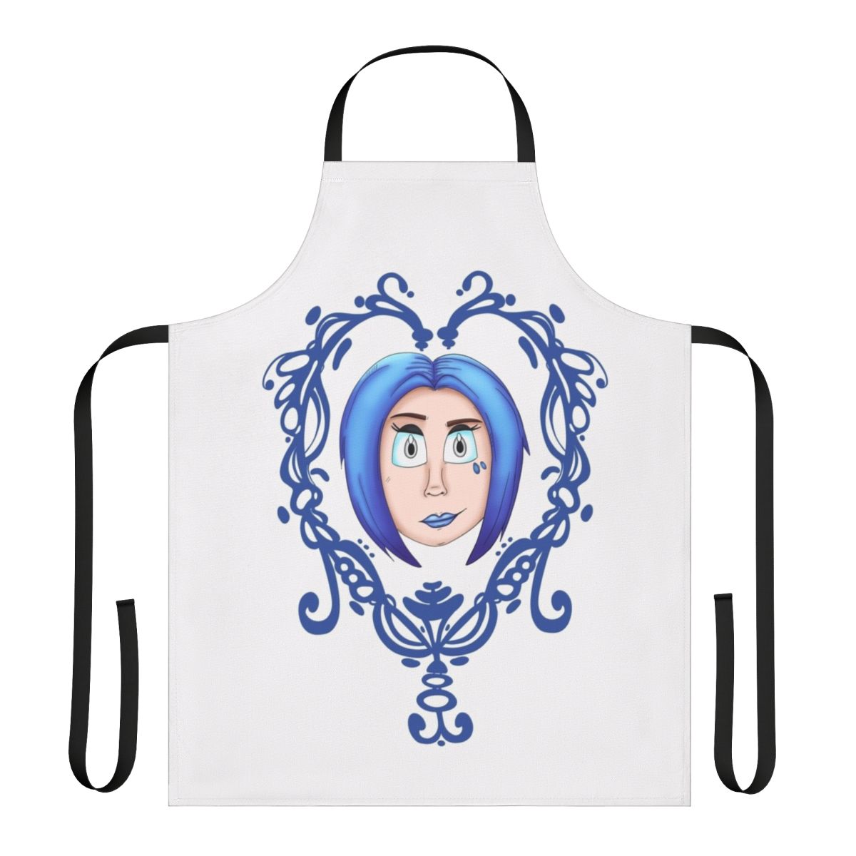 Borderlands-themed apron featuring Maya the Siren, a popular vault hunter character from the Borderlands video game series.