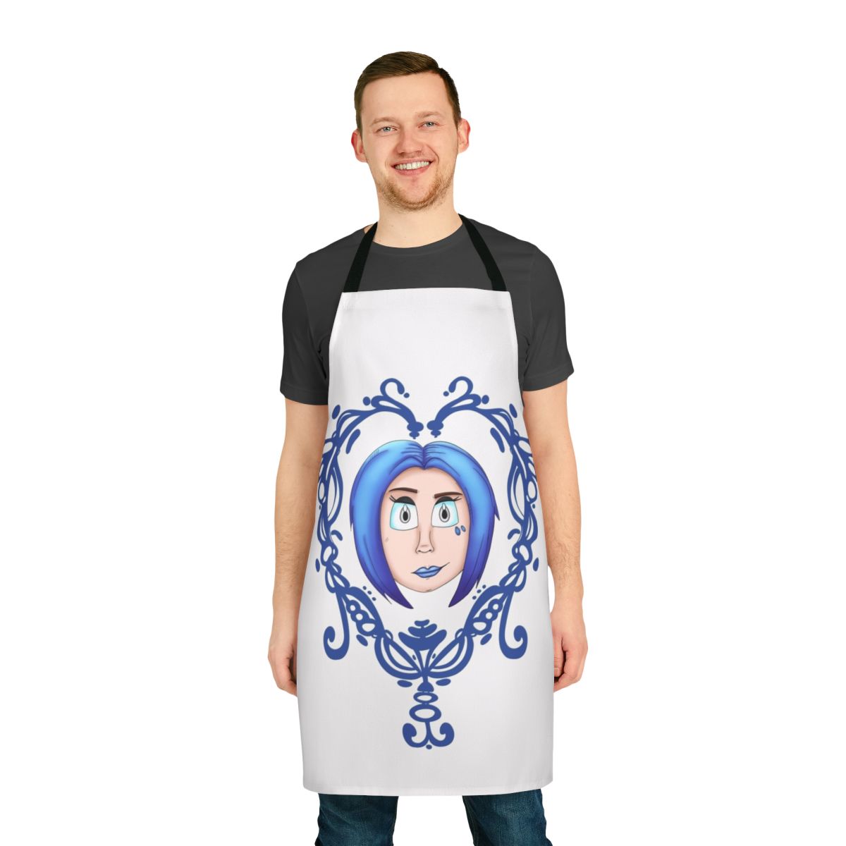 Borderlands-themed apron featuring Maya the Siren, a popular vault hunter character from the Borderlands video game series.