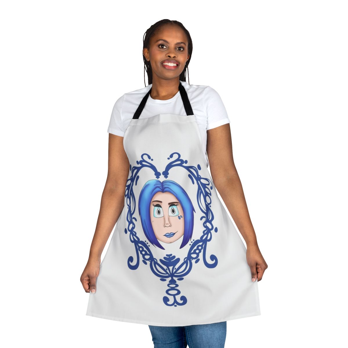 Borderlands-themed apron featuring Maya the Siren, a popular vault hunter character from the Borderlands video game series.