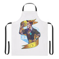 Borderlands inspired novelty apron featuring the character Handsome Jack