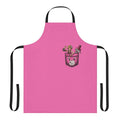 A pocket-sized apron featuring a whimsical Tiny Tina design, perfect for Borderlands fans.