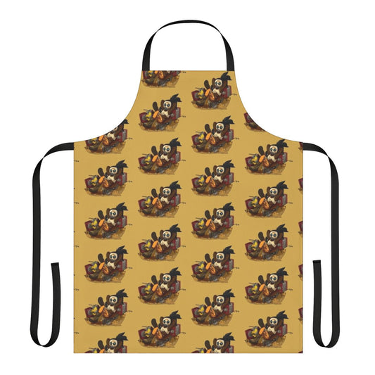 A frightening yet functional apron featuring the iconic Borderlands psycho character design
