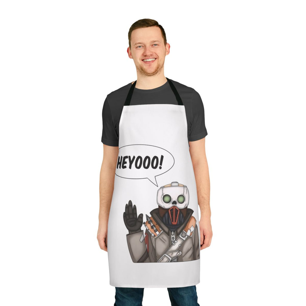 Borderlands-themed apron featuring the iconic Borderlands Psycho character, Steve