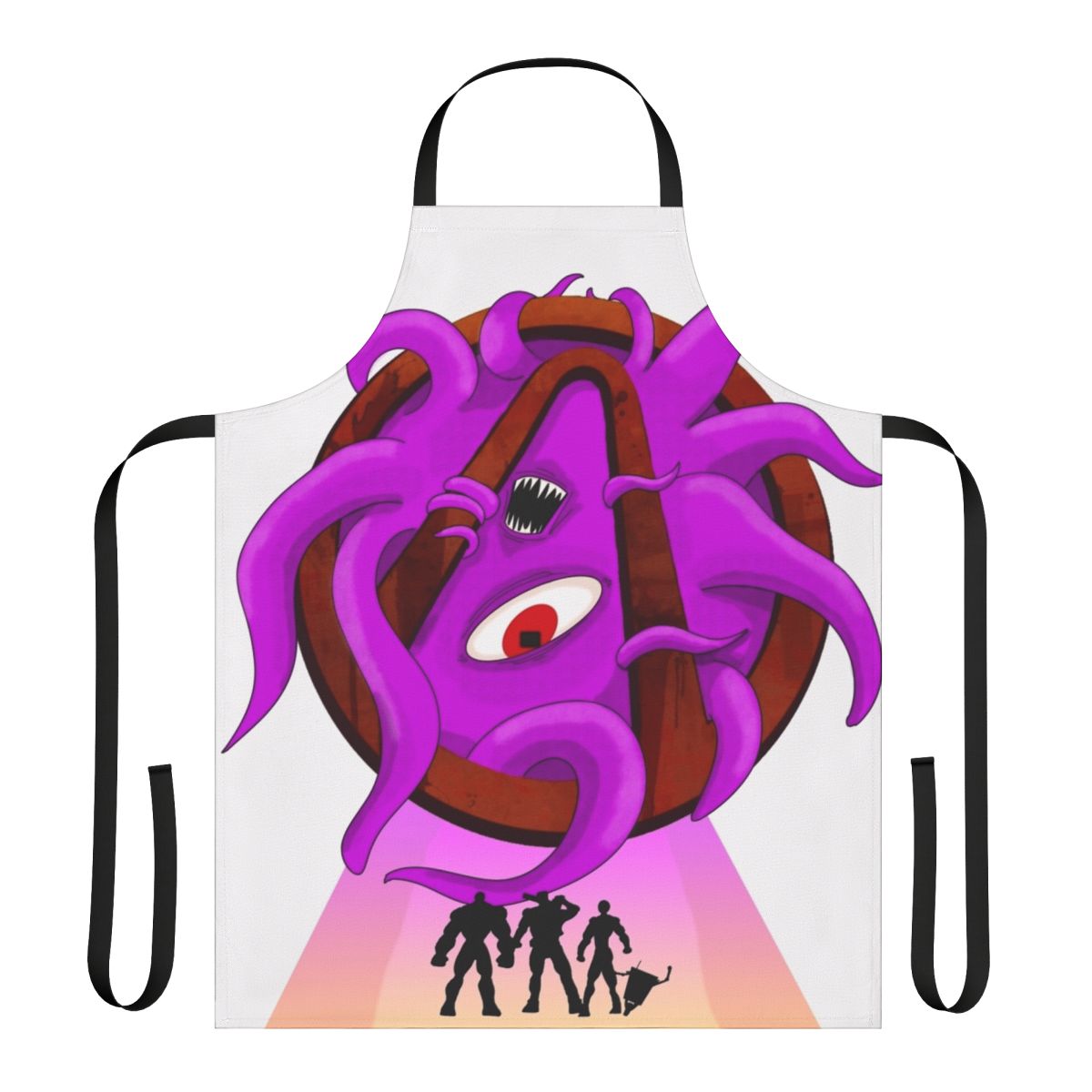 Borderlands-themed apron featuring tentacle design inspired by the Borderlands video game series