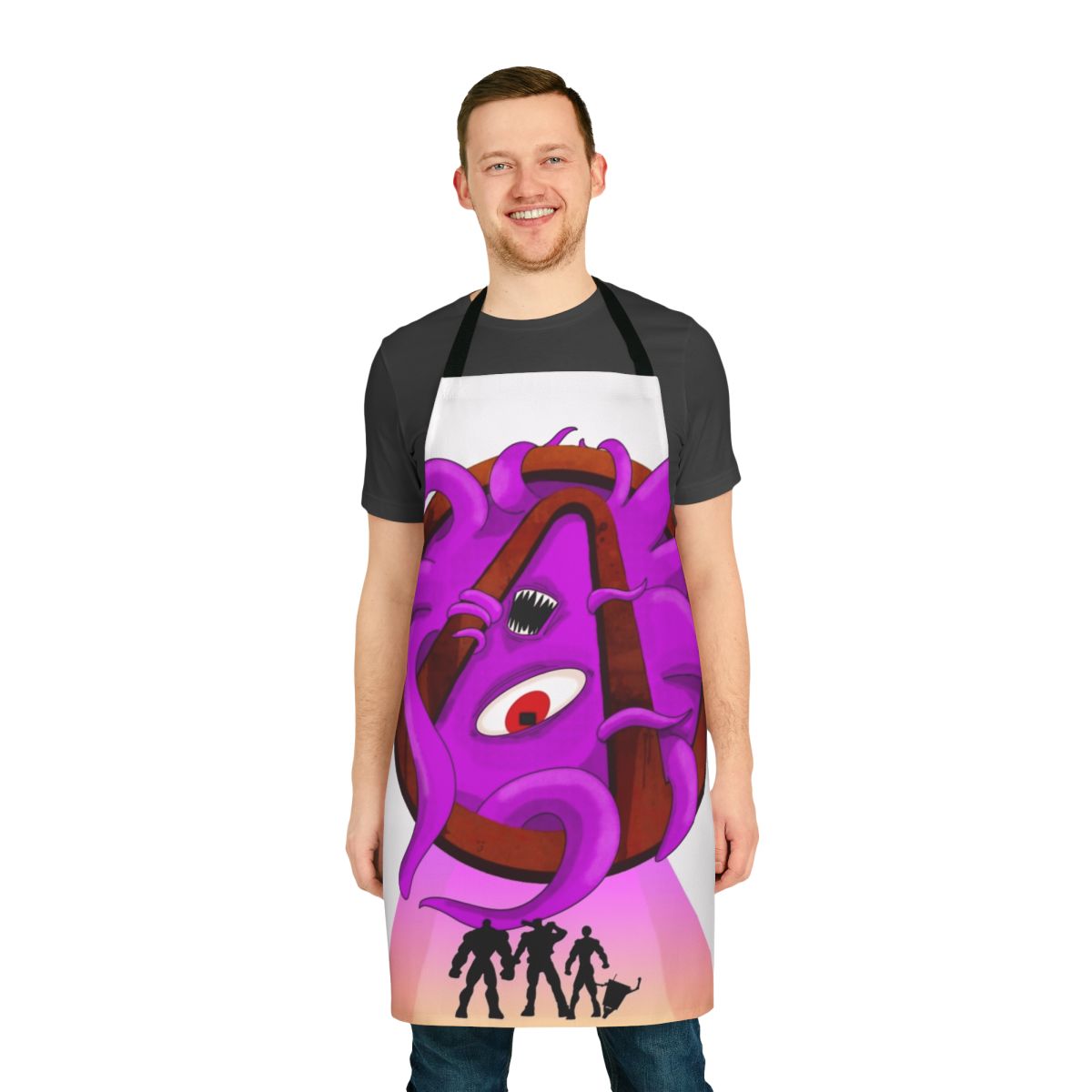 Borderlands-themed apron featuring tentacle design inspired by the Borderlands video game series