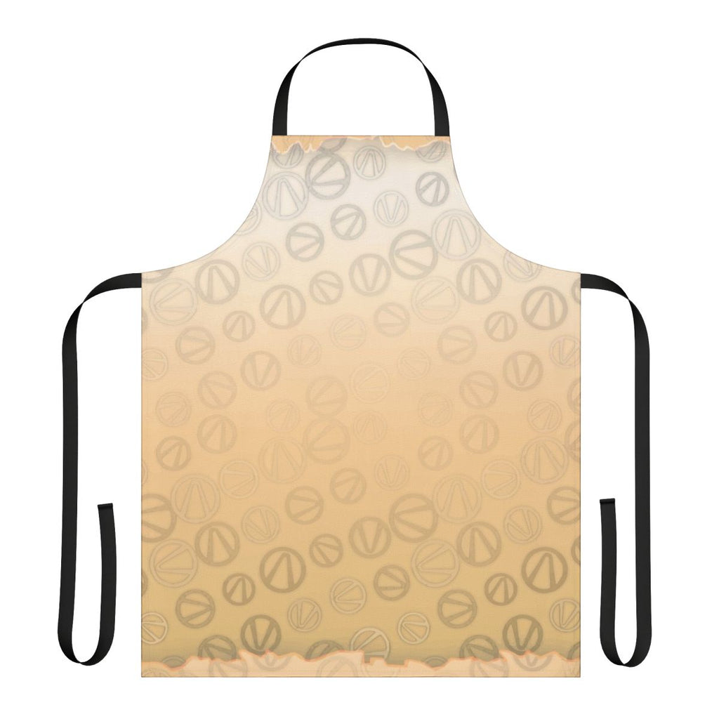 Borderlands inspired apron featuring the iconic vault symbol pattern