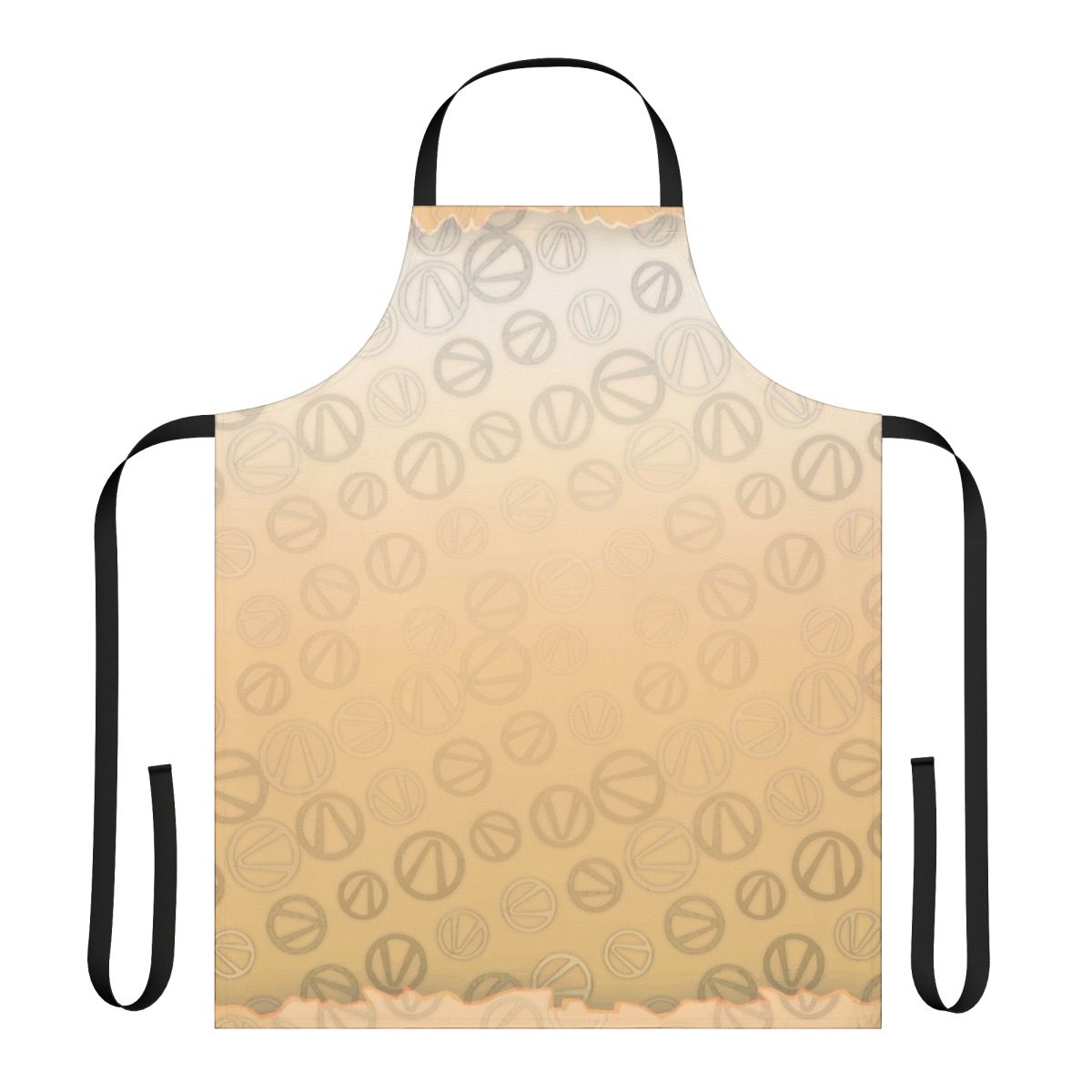Borderlands inspired apron featuring the iconic vault symbol pattern