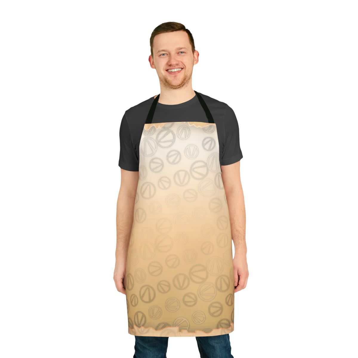 Borderlands inspired apron featuring the iconic vault symbol pattern