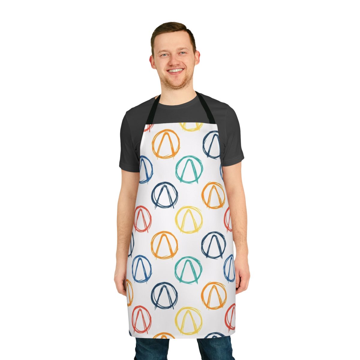 Borderlands inspired kitchen apron with logo pattern design