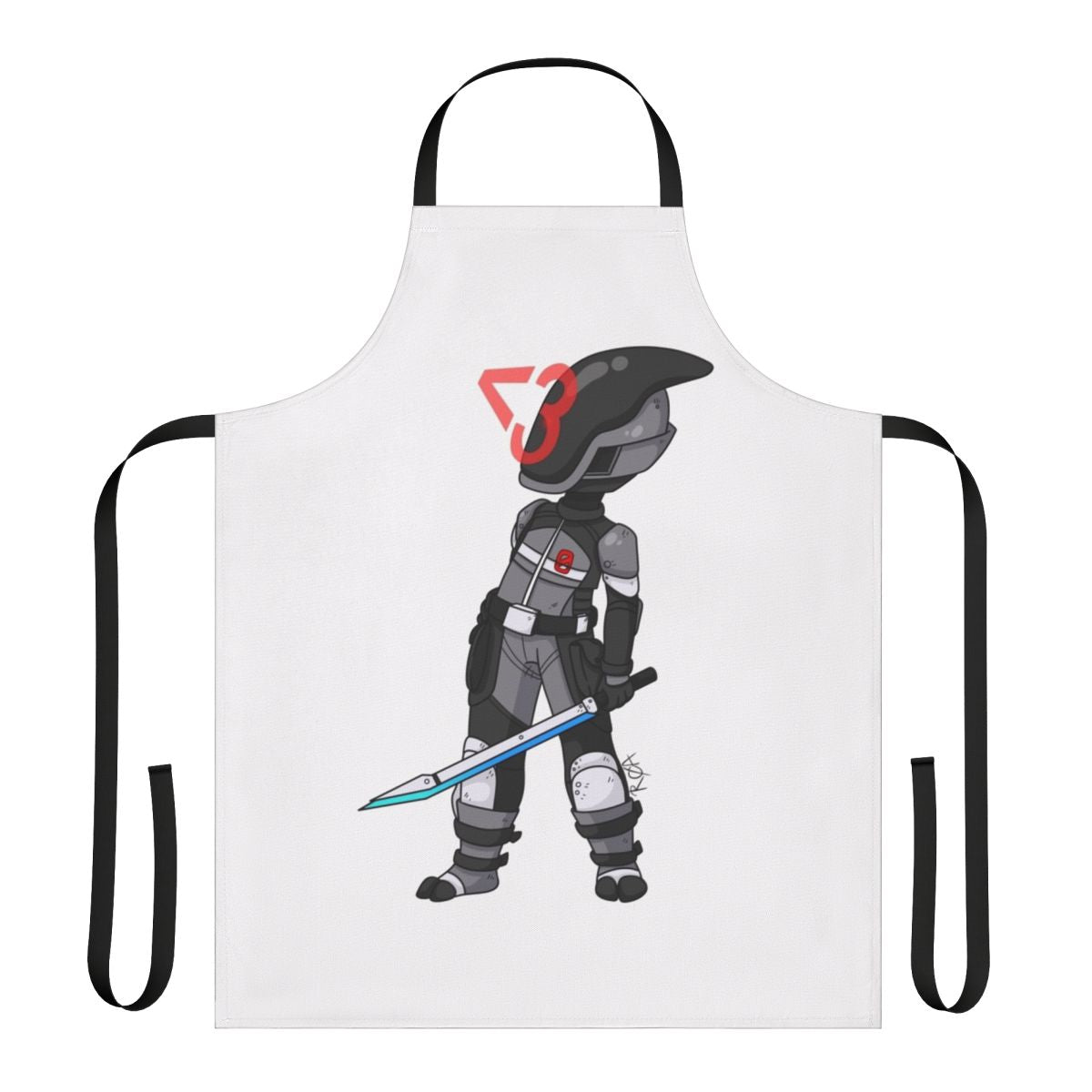 Borderlands Zer0 Assassin character themed cooking apron