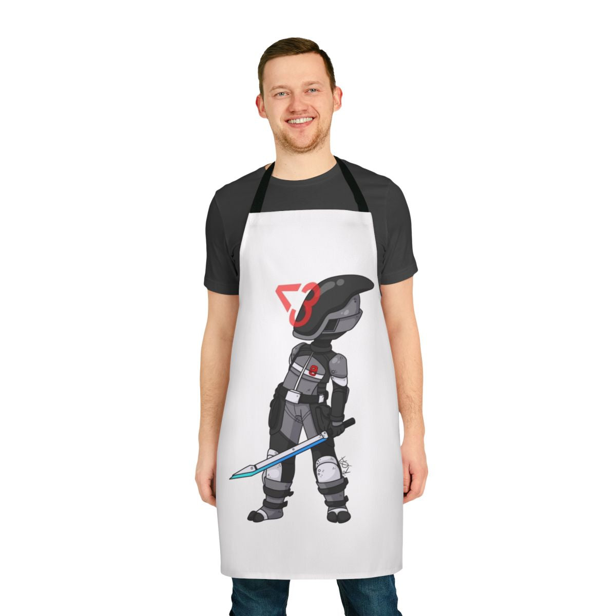 Borderlands Zer0 Assassin character themed cooking apron