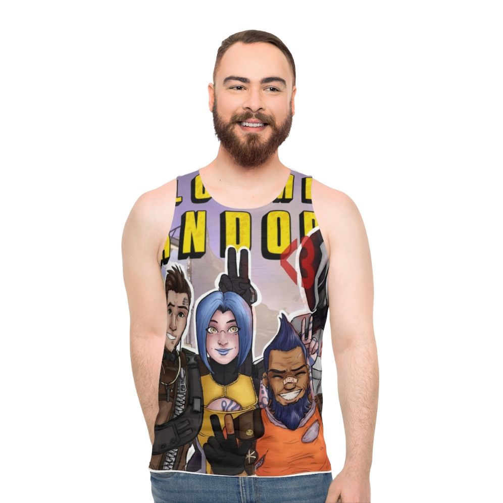 Borderlands inspired unisex tank top