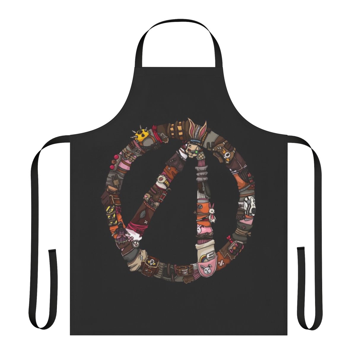Borderlands-inspired apron featuring the iconic vault hunter symbol
