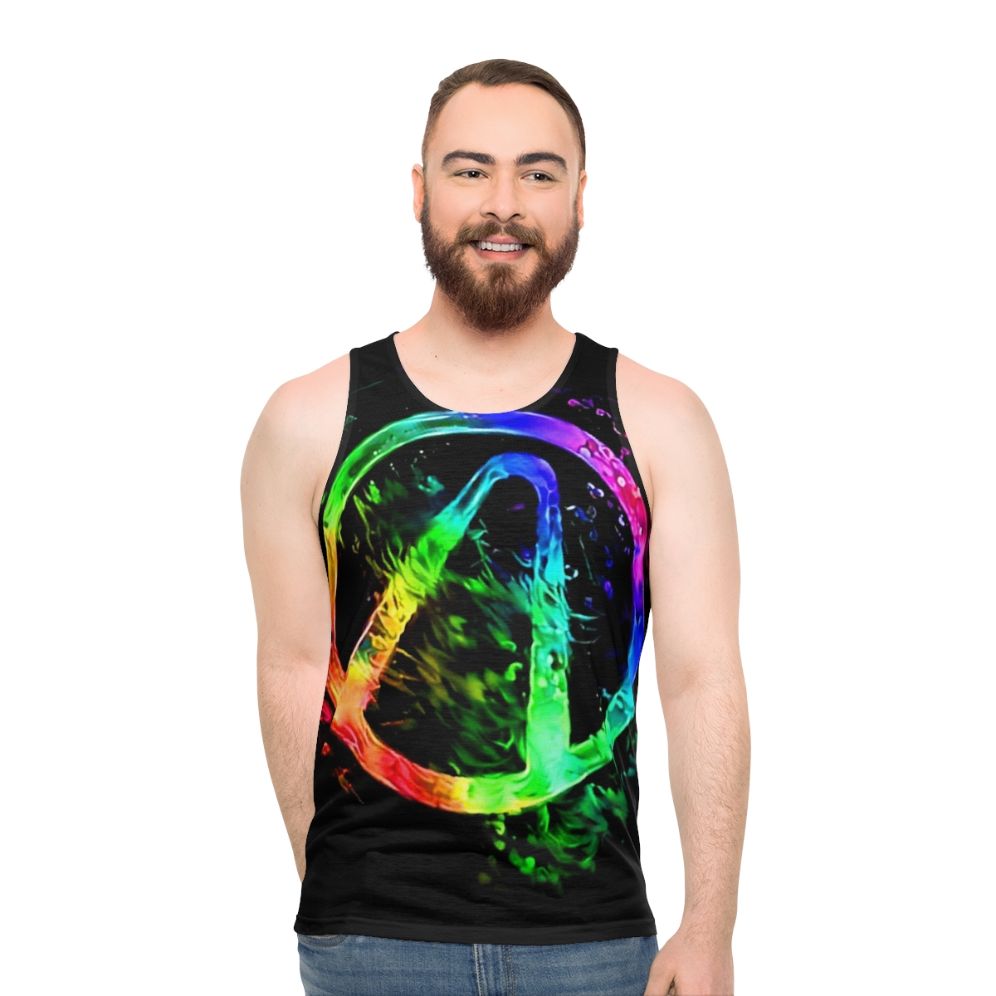 Borderlands Vaulthunter Neon Splash Unisex Tank Top
