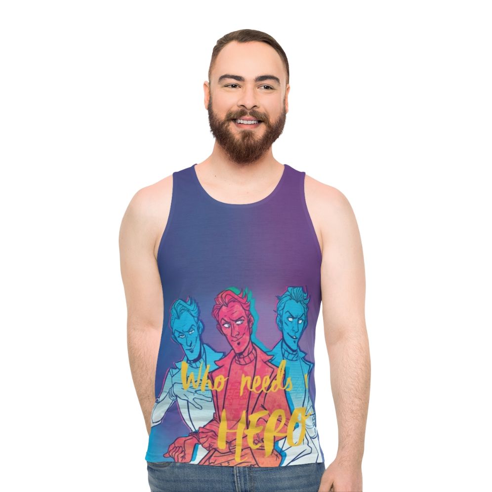Borderlands Who Needs a Hero Unisex Tank Top
