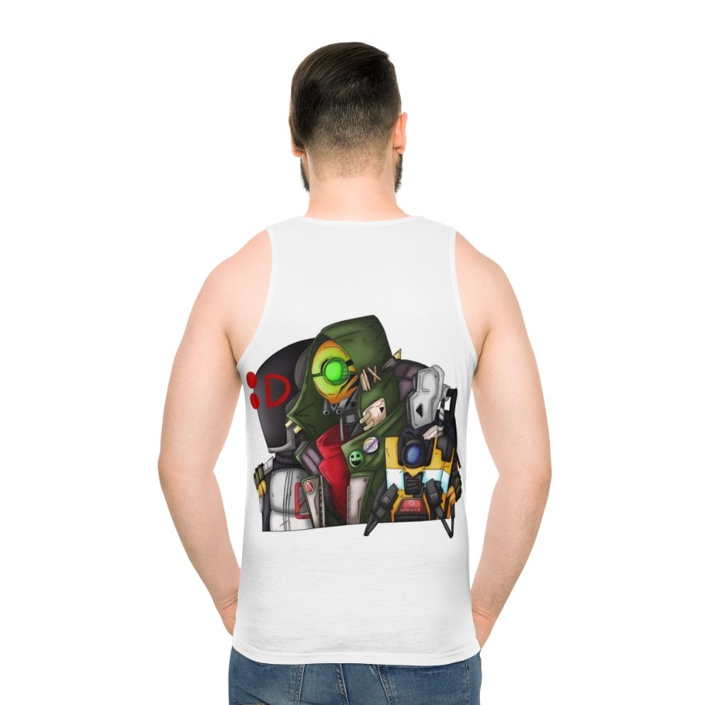 Borderlands Zer0, Fl4k, and Claptrap Unisex Tank Top