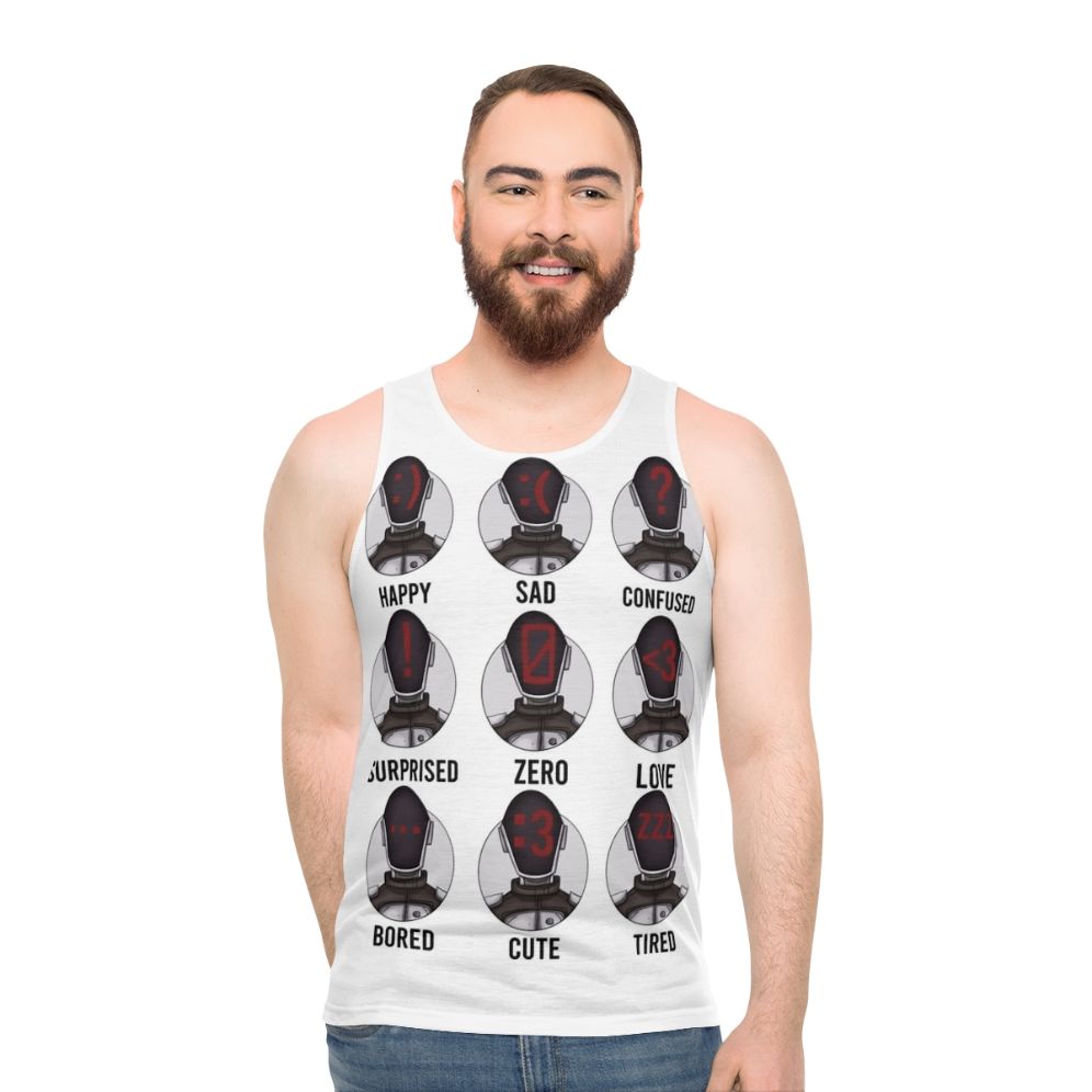 Borderlands Zer0 Facial Expressions Gaming Tank Top