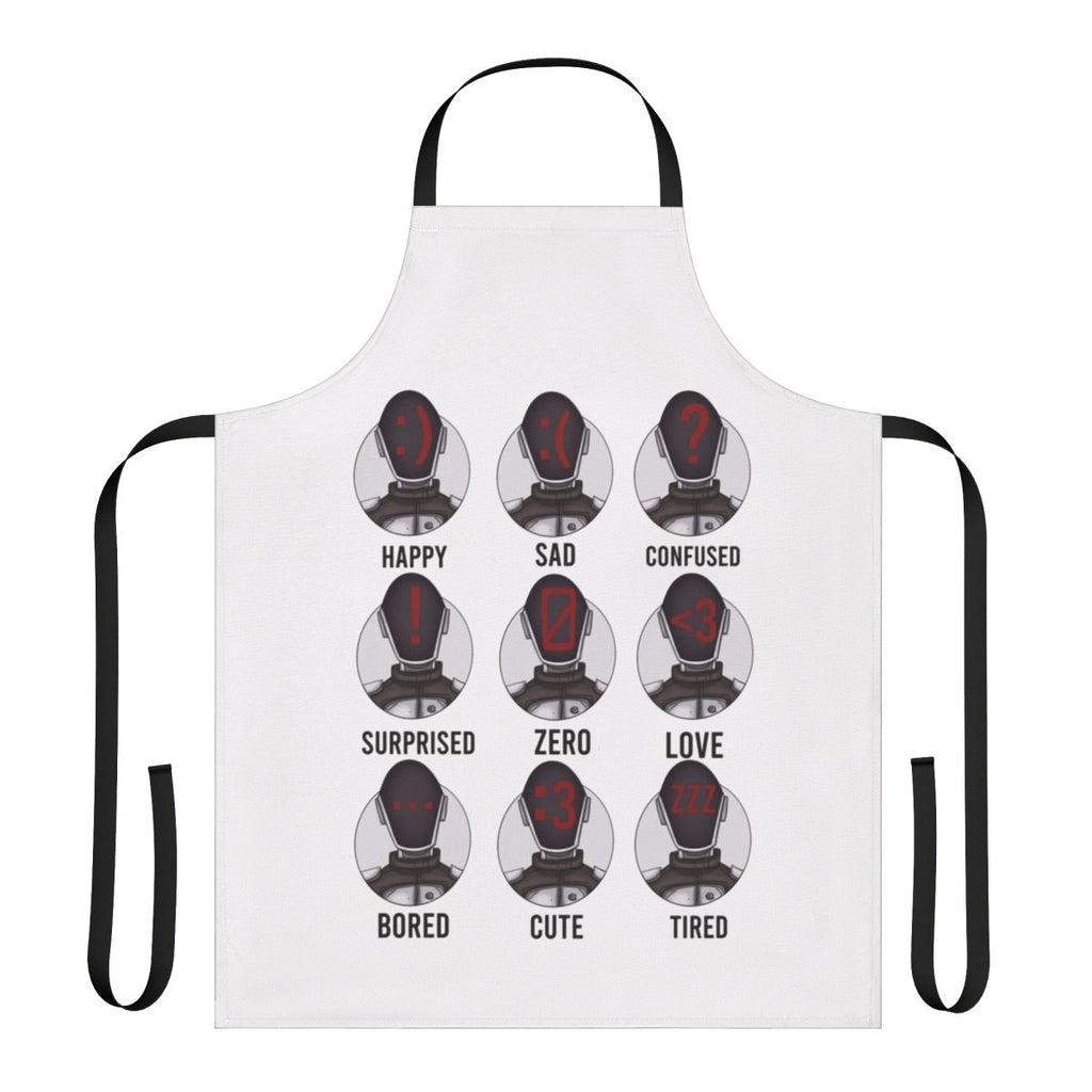 Borderlands Zero Inspired Facial Expressions Apron