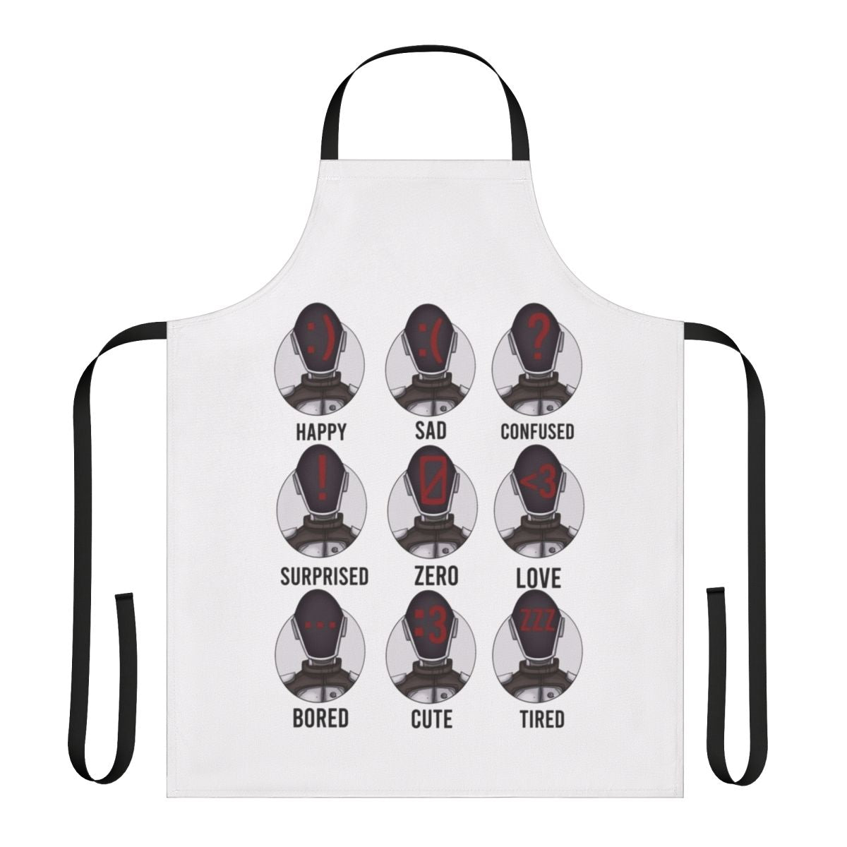 Borderlands Zero Inspired Facial Expressions Apron