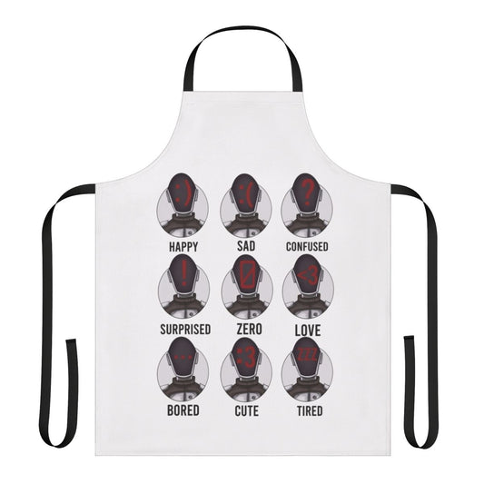 Borderlands Zero Inspired Facial Expressions Apron