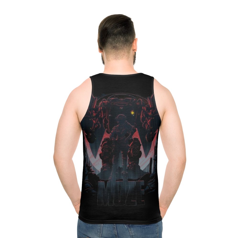 Borderlands 3 unisex tank top with Moze character artwork