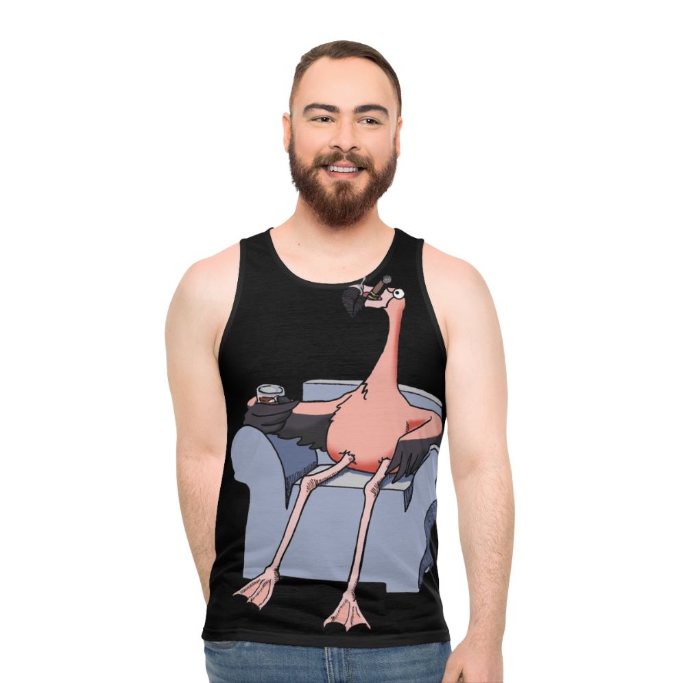 Boston Legal Flamingos Denny Crane Unisex Tank Top