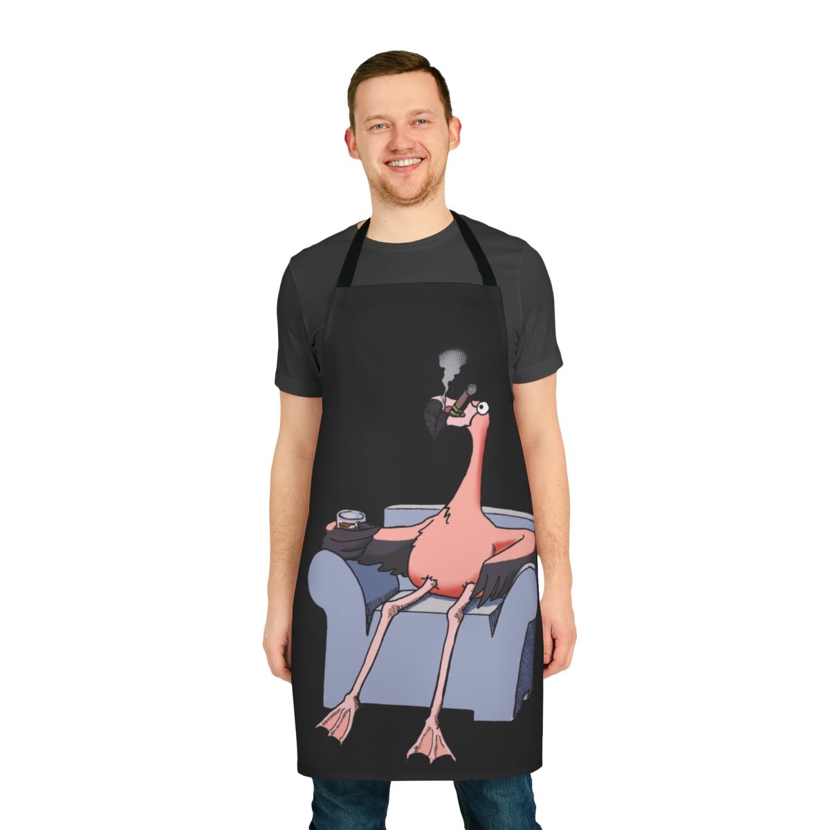 Boston Legal Flamingo Denny Crane Apron for Fans