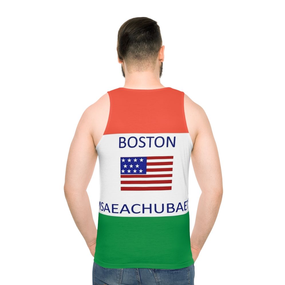 Boston Massachusetts meme unisex tank top