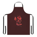 Botanical alien witch themed apron with plant-based design