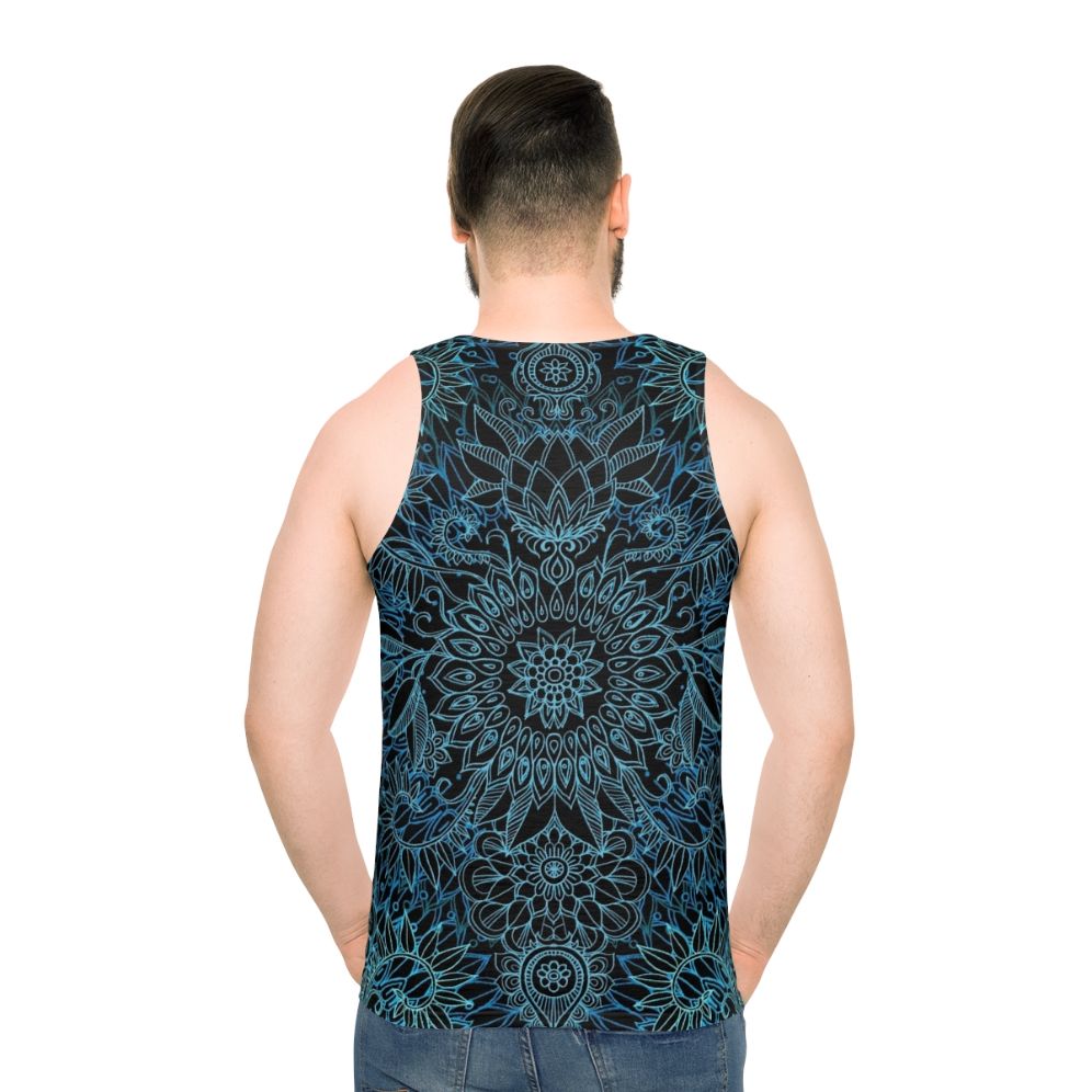 Botanical floral pattern unisex tank top