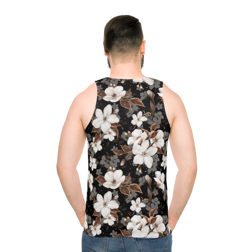 Botanical floral unisex tank top