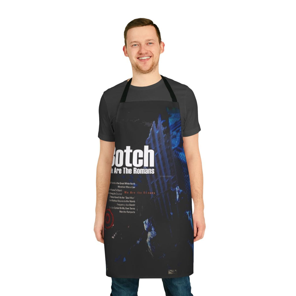 Hardcore metal-inspired apron with Botch graphic