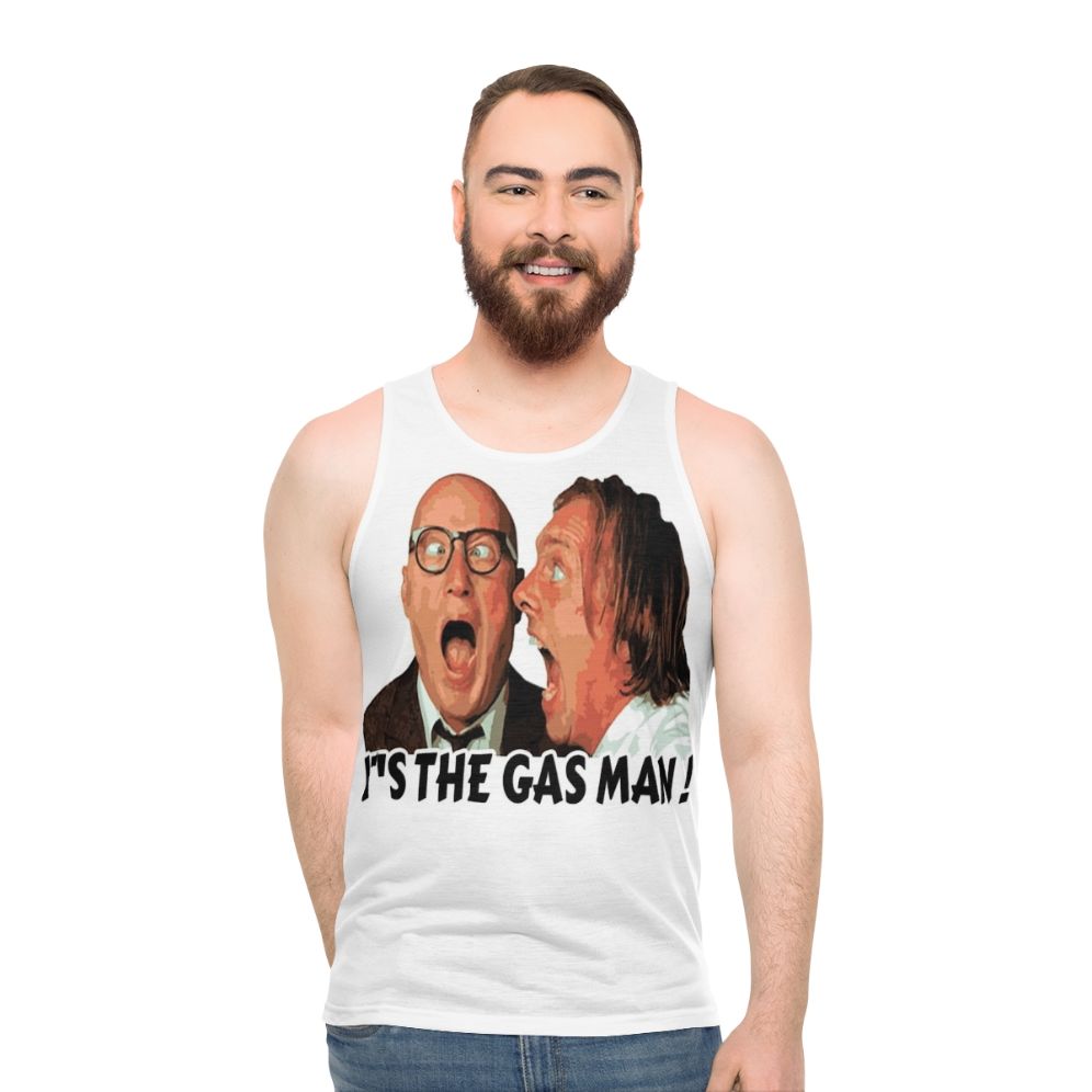 Bottom Ritchie and Eddie "Its The Gas Man" Unisex Tank Top