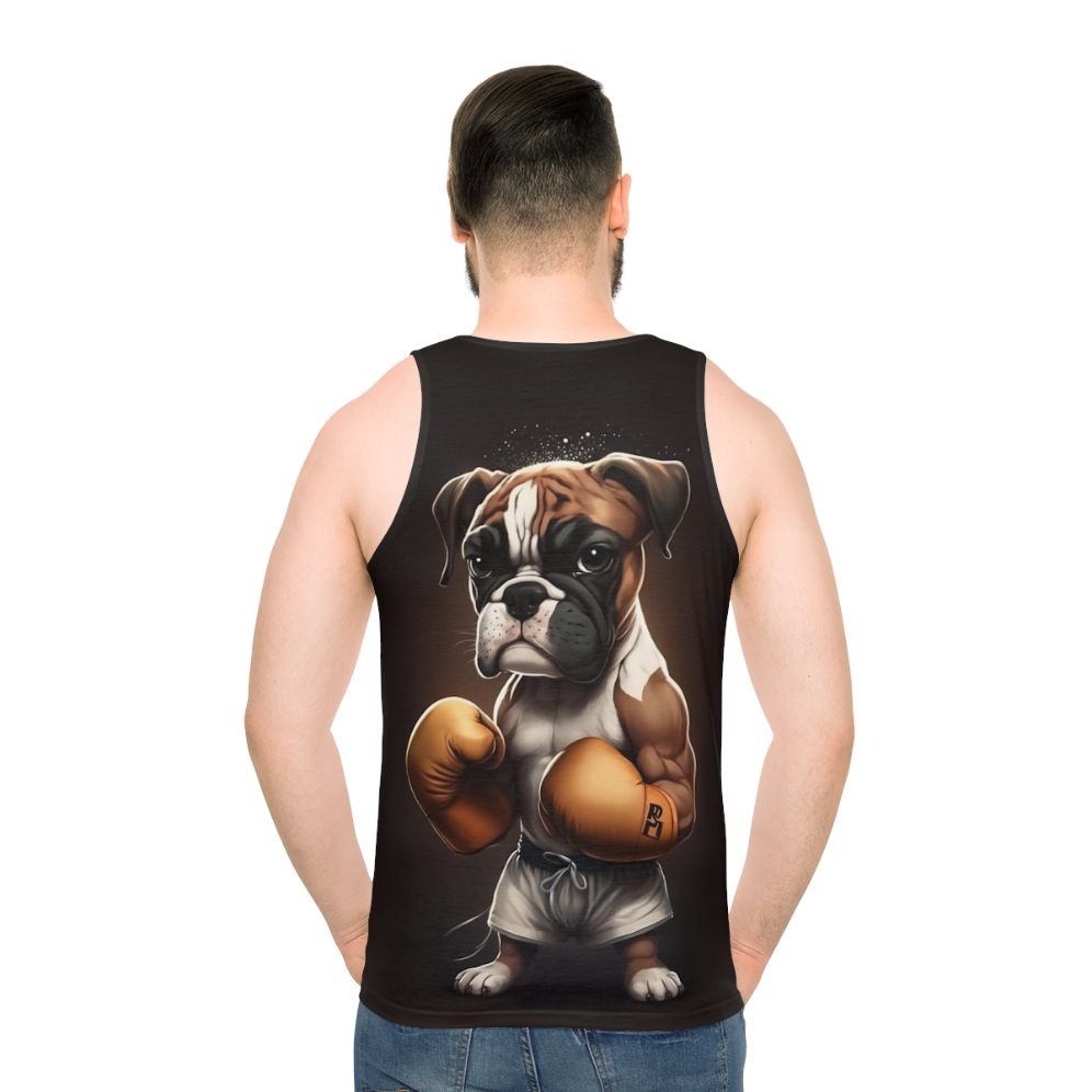 Boxer dog unisex tank top