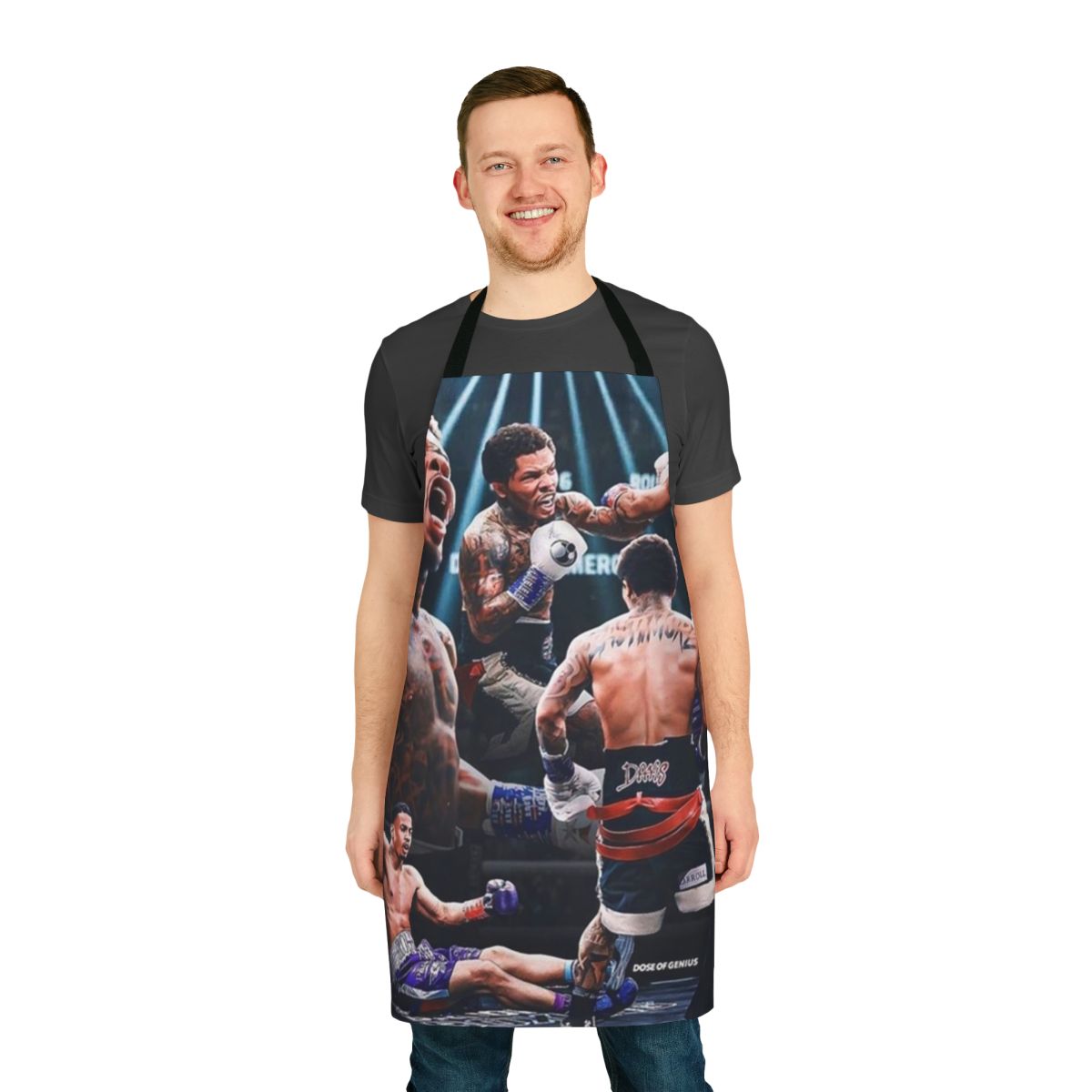 Stylish boxing-themed apron for the boxing enthusiast