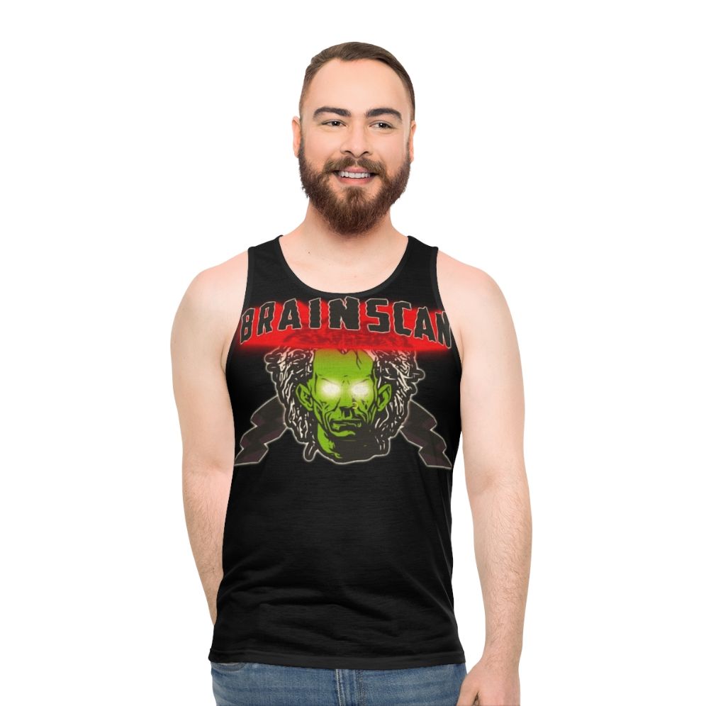 Brainscan 90s cult classic horror movie unisex tank top