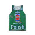 Brasso vintage enamel sign advert unisex tank top