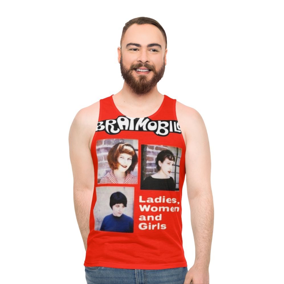 Bratmobile Riot Grrrl Women's and Unisex Tank Top