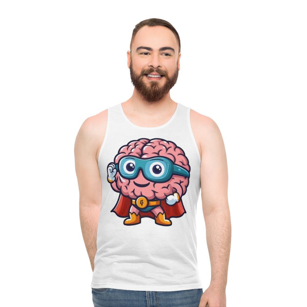 Brave Patient MRI Brain Superhero Tank Top