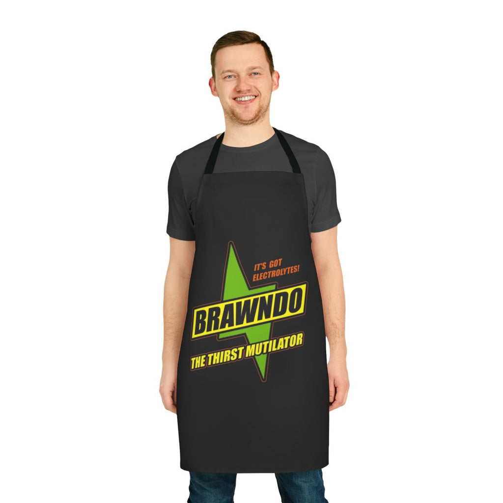 Brawndo-Inspired Apron with Idiocracy Movie Artwork
