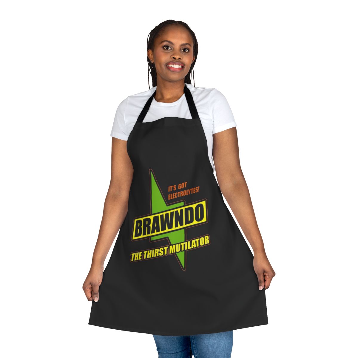 Brawndo-Inspired Apron with Idiocracy Movie Artwork
