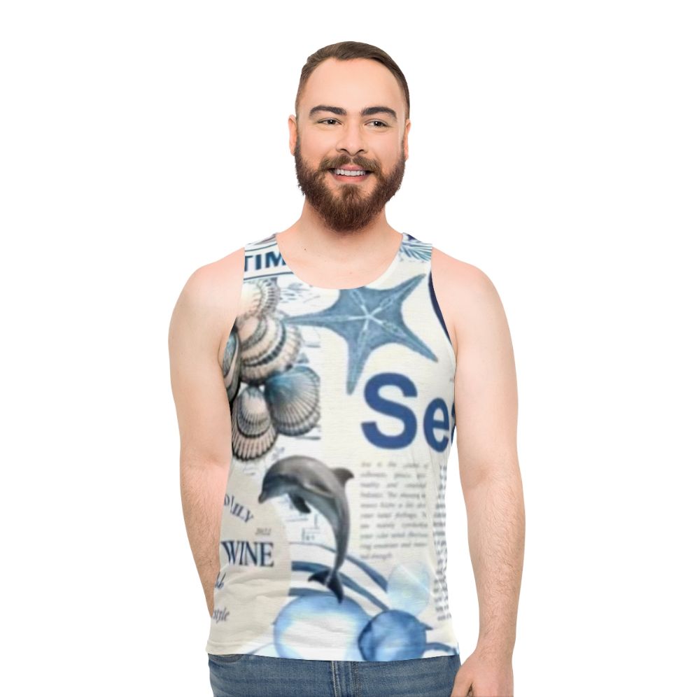 Lightweight and breathable unisex summer tank top