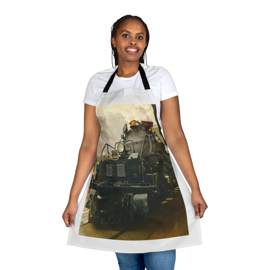 Image of a vintage Big Boy steam locomotive, a powerful and iconic train from the Union Pacific railroad.