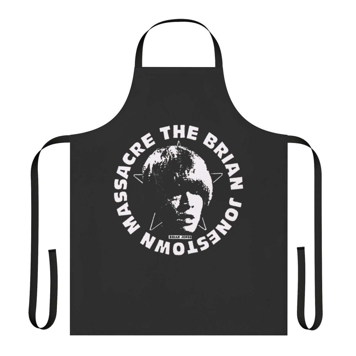 Brian inspired apron with commemorative Jonestown massacre design