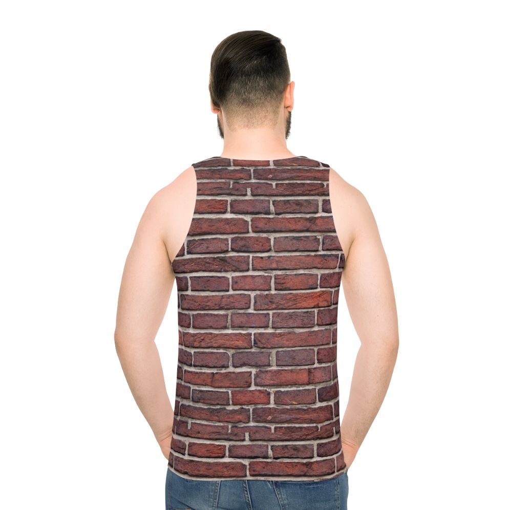 Brick wall unisex tank top