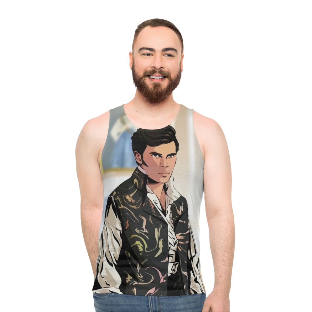 Bridgerton fan art tank top featuring Colin Bridgerton