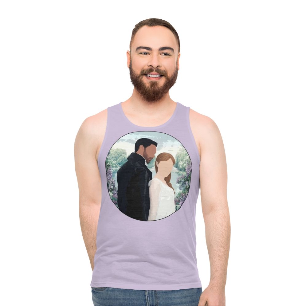 Bridgerton couple Simon and Daphne unisex tank top