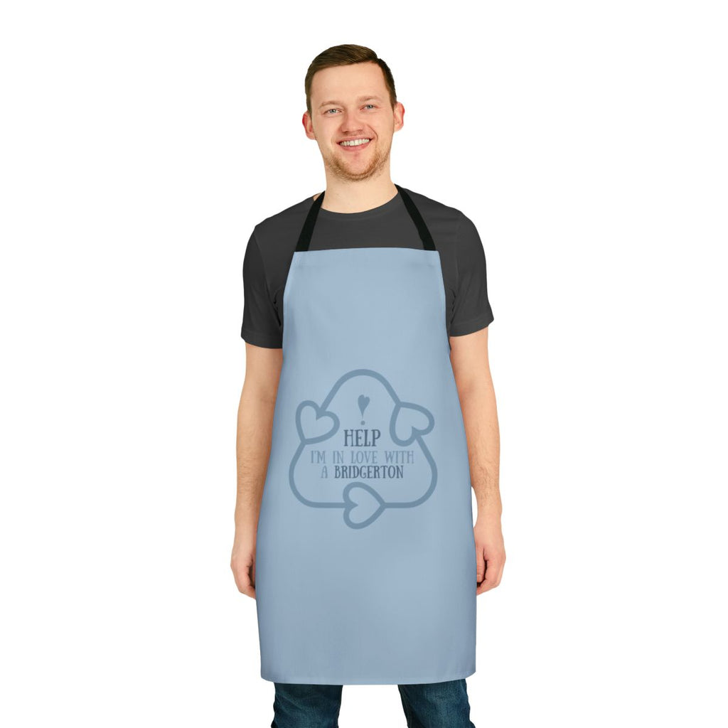 Bridgerton-inspired apron featuring regency-style design